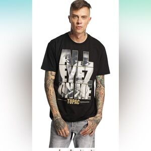 Tupac All Eyez On Me Foil Print T-Shirt